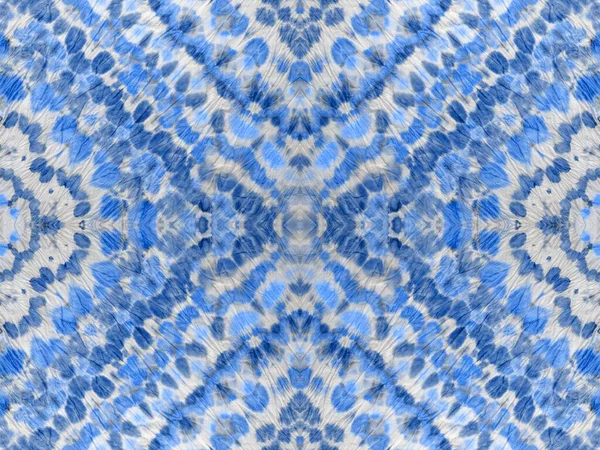 Lavare Segno Astratto Tie Dye Gray Layout Astratto Colore Blu — Foto Stock
