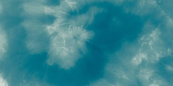 Pintura Azul Del Mar Patrón Oceánico Fondo Fluido Azul Superficie — Foto de Stock