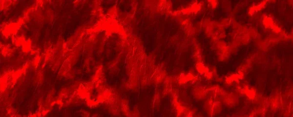 Red Dark Tie Dye Banner Red Hell Vibrant Effect Plain — Foto Stock