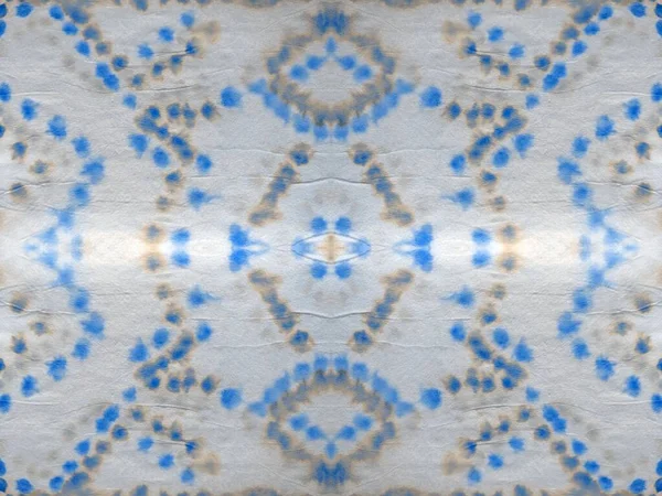 Lave Ponto Abstrato Tiedye Geometric Water Texture Blue Tie Dye — Fotografia de Stock