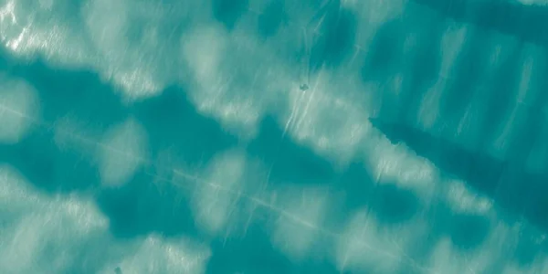 Blue Dirty Art Spazzola Astratta Dell Oceano Azure Brillante Brillante — Foto Stock