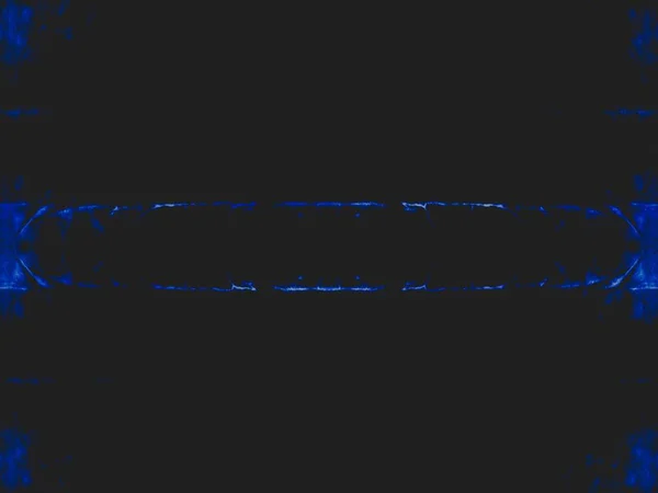 Fekete Nyakkendő Csíkok Kék Geometrikus Motívum Denim Light Space Vízfesték — Stock Fotó