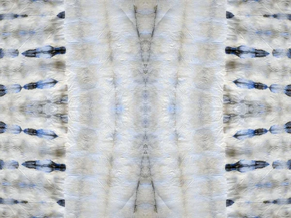 Gri Boyalı Pürüzsüz Tekrar Mavi Kravat Boyama Efekti Tiedye Bohem — Stok fotoğraf