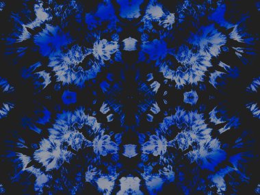 Siyah kravat boyası baskısı. Buz Tekrarlama Motifi. Denim Uzay Sanatsal Kanvası. Kar Soyut Suluboya. Duman Doğa Sanatı Tarzı. İndigo stili doku. Mavi Şık Doğa. Beyaz Yıkanmış Malzeme. 