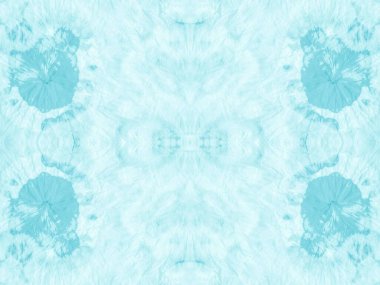 Mürekkep Su Fırçası. Islak Su Renkli İşaret. Teal lekesiz leke. İnce Aquarelle Akışkan Fikri. Naneli kravat boyası tuvali. Mavi Sanat Modeli. Nane Şekeri Özeti Çiçeği 'ni bağla. Nokta Soyut Fırça.