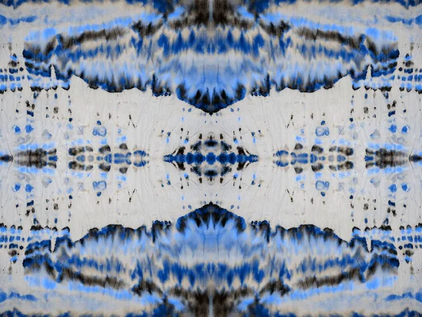 Blue Abstract Spot Texture Rayures Aquarelle Tiedye Tache Sans Couture — Photo