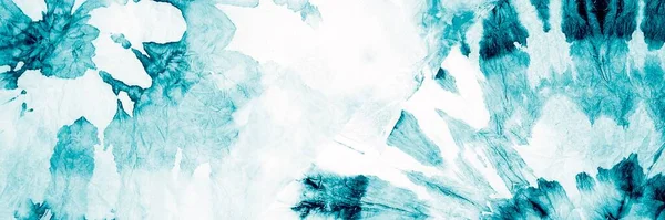Μπλε Πεδινή Μπογιά Blue Tiedye Abstract Stain Αφηρημένος Χειμώνας Χαρτί — Φωτογραφία Αρχείου
