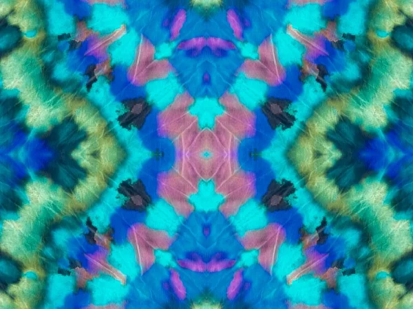 Bläck Geometric Tie Dye Blot Bläck Pastel Brush Grunge Bohemian — Stockfoto