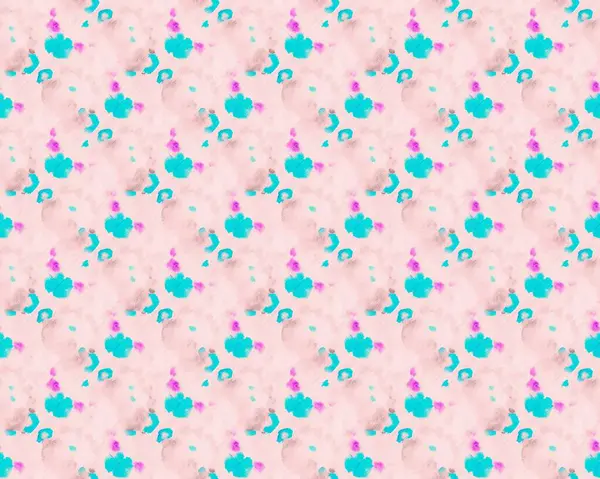Růžová Kravata Modrý Špinavý Kartáč Pastel Fabric Stroke Vzor Barevného — Stock fotografie