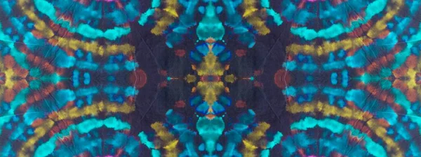 Bind Dye Boho Seamless Smudge Vast Abstracte Vlek Inkt Textuur — Stockfoto