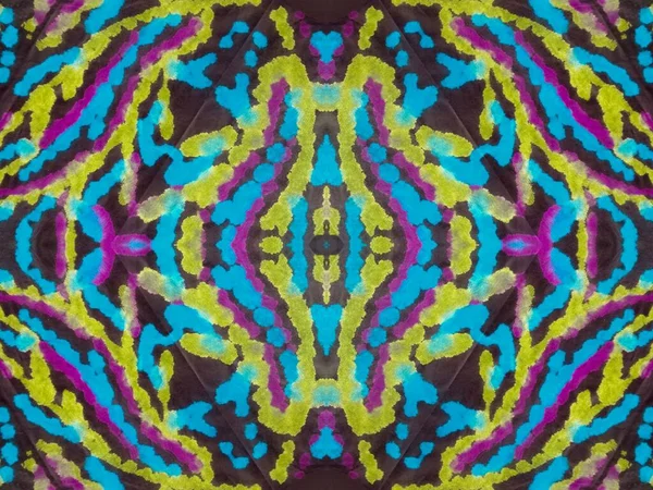 Geometryczna Plama Barwnika Geometrycznego Powtórz Grunge Płynny Rozprysk Kolorów Akwareli — Zdjęcie stockowe