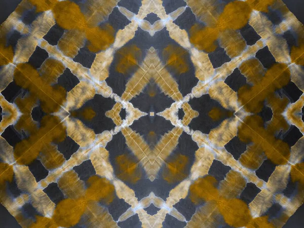 抽象金を洗う 地理カラフルなシームレスな分割 死を繰り返す ハンド アブストラクト ストローク オレンジ幾何学的な布のスプロッチ アートカラーブラシ ぬれた水の色カラフルな塊 水墨の質感 — ストック写真