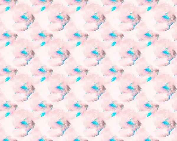 ピンク ピンクモダンスプラッシュ パステルシームレススプラッタ アートパターンを洗う シームレス ブルー オールド インク パステル生地ストライプ 青い水の絵 — ストック写真