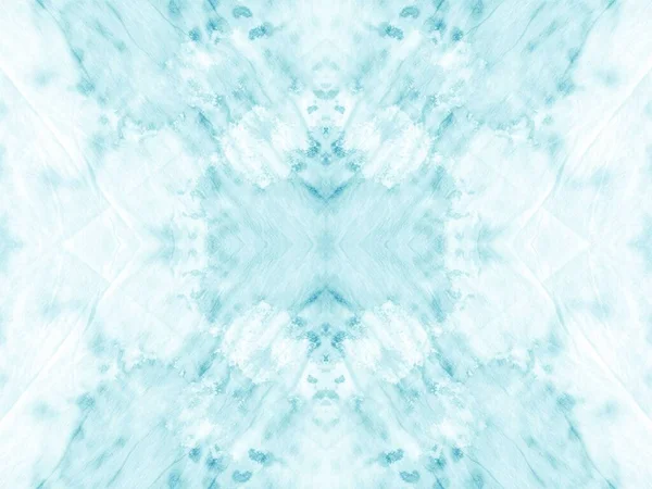 Aqua Abstract Mark Mint Tie Dye Canvas Nass Creative Seamless — Stockfoto