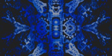 Denim Icy arka planı. Süper Tekrarlayan Patern. Gece Kükreyen Karanlığı. Gökyüzü Aquarelle soyutlaması. Uzay Derin Sert Sanatı. Parlak mürekkep fırçası. Donanma Mürekkep Kozmosu. Kara Buz Tasarımı. 