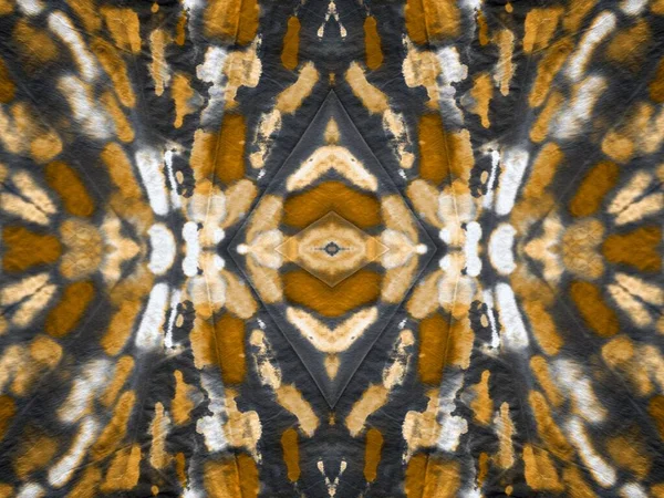Spot Seamless Gold Wash Tie Dye Grunge Art Brown Shape — 스톡 사진
