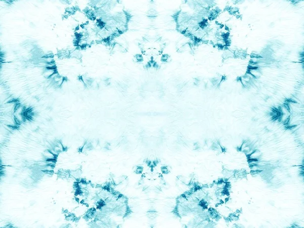 青のアートパターン 液体アクエレル水パターン インク ストライプ ブラシ アクア ストローク ドットブルーカラータイダイブロット ミント シームレスマーク — ストック写真