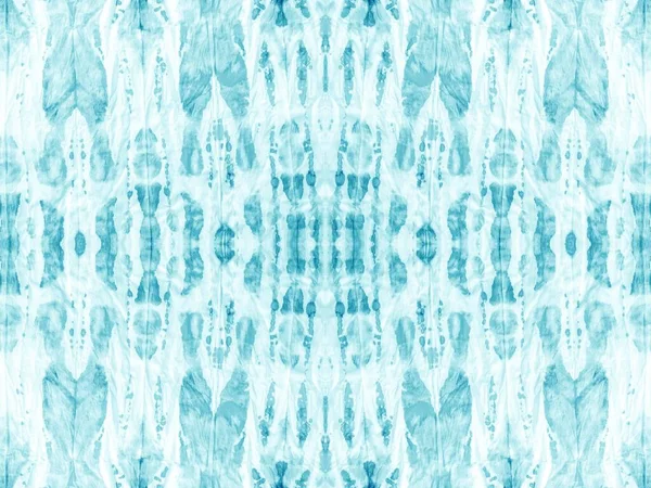 蓝色领带 深蓝色的领带 Aqua无缝点 系上染料蓝无缝制的海绵 Teal Dot模式 淡淡的水瓶色纹理 Dot Watercolour Shibori — 图库照片