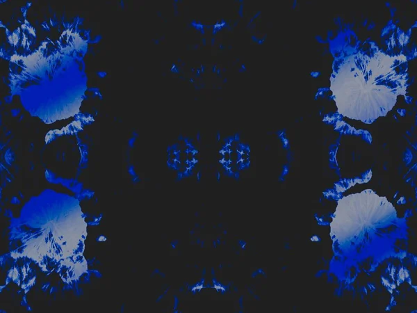 Denim Yaratıcı Kravat Boyası Eski Geometrik Tekrarlama Gece Buz Kirli — Stok fotoğraf