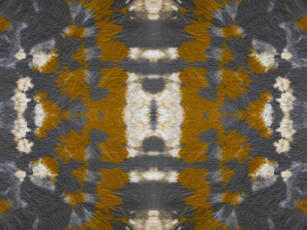 Spot Seamless Mark Golden Bohemian Color Splotch Geo Akvarell Tie — Stockfoto