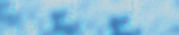 Superfície Mar Azul Fluido Azul Aquarela Cyan Aqua Sky Wash — Fotografia de Stock