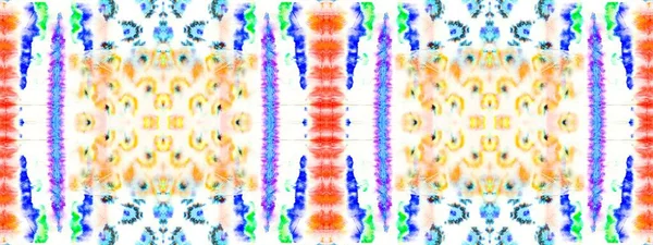 Abstracte Vlek Inktkleur Patch Geo Aquarel Shibori Drop Bind Dye — Stockfoto