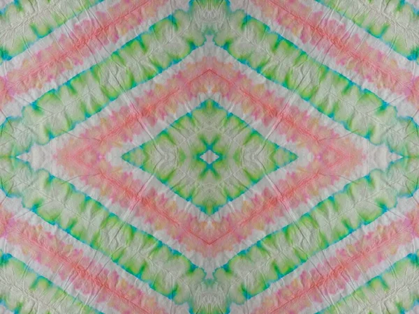 Modern Geometric Water Concept Wash Tie Dye Grunge Geo Colorful — Stockfoto