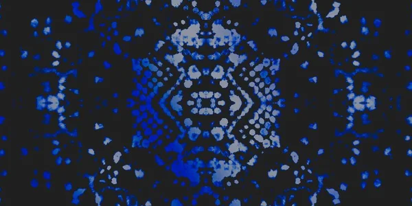Denim Frost Paper Блакитний Безкінечний Мотив Чорний Брудний Водяний Колір — стокове фото