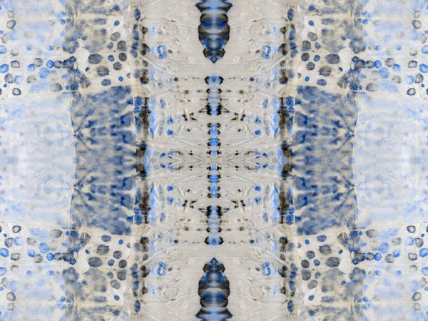 Blå Abstrakt Märke Bläck Stripe Brush Grå Tie Dye Upprepa — Stockfoto