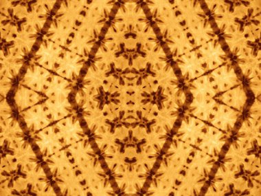 Ochre Geometric Süslemesi. Kravat boyası tasarımı. Altın Kova Boyası. Sert suluboya boya. Renkli Yağlı Fırça. Kahverengi Fırça Sanatı. Yaşlanmış Fırça Dokuları. Doku Boyalı Kirli Sanat.