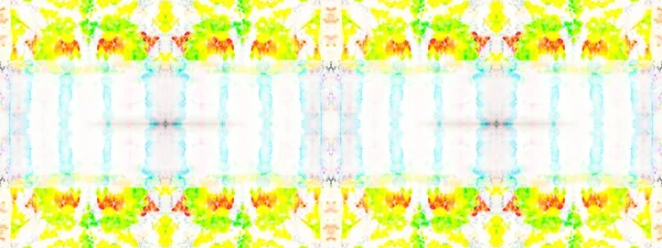 Krawattenfärbemittel Waschen Ethnische Aquarell Pastellmuster Wet Multi Color Shibori Tropfen — Stockfoto