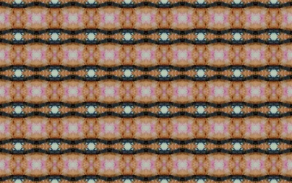 Pakistan Geometric Flower Boho Tribal Mosaic Boho Batik Morocco Seamless — Foto Stock