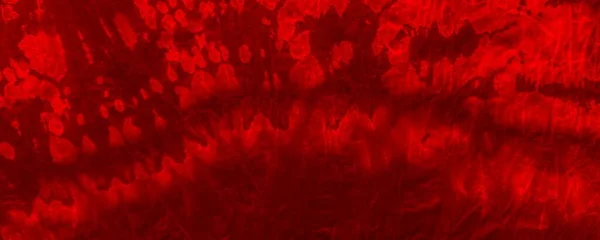 Red Dark Tie Dye Design Red Boho Tye Die Effect — Stockfoto