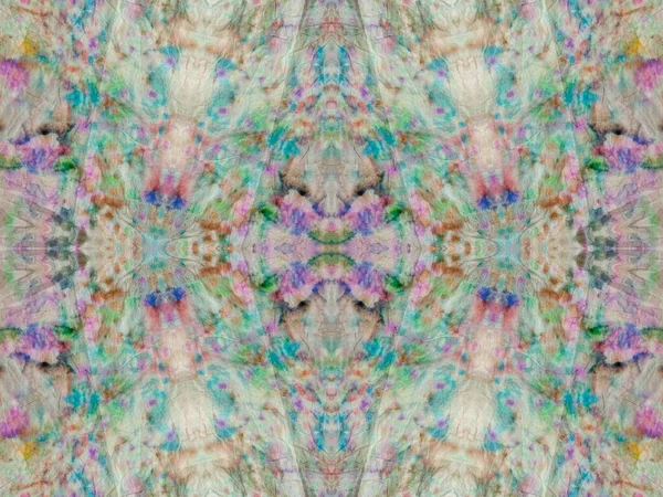 Wash Abstract Spot Art Geometric Rainbow Mark Tie Dye Boho — Stok fotoğraf