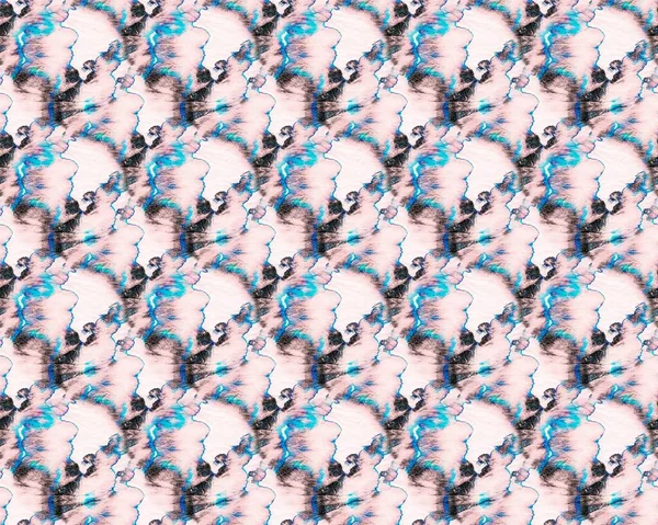 青のテクスチャ 古い死のテクスチャ ピンク ブロブ 現代のグラデーションの落書き ピンクのグラニースプラッシュ パステルパステルスプラッシュ シームレス インク ダーティ — ストック写真
