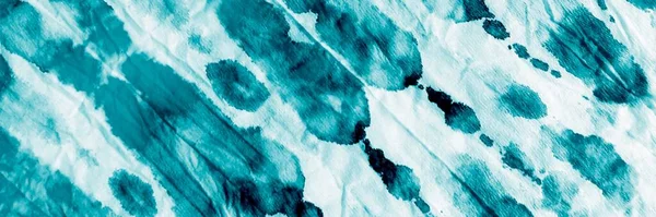 Blå Slättens Konst Abstrakt Glänsande Smutsiga Blå Tiedye Abstrakt Borste — Stockfoto