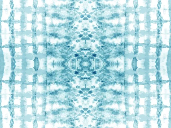 Πινέλο Art Stripe Μελάνι Aqua Pattern Ethnic Patchwork Color Concept — Φωτογραφία Αρχείου