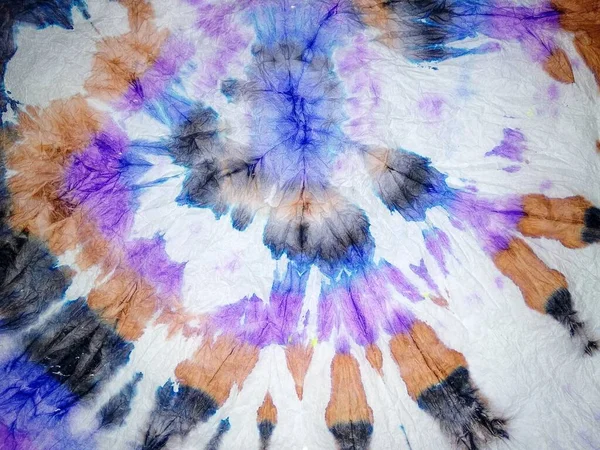 Vír Spirálové Barvy Multibarevný Vzor Tiedye Hudba Let Spirálová Kravata — Stock fotografie