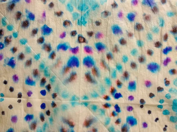 Tie Dye Drop Oriental Aкварель Дип Спот Геометрическая Акварельная Текстура — стоковое фото