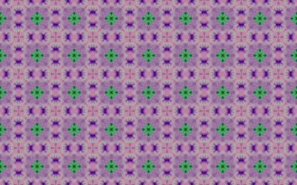 Moroccan Geometric Batik Print Floral Flower Tile Spanish Geometric Pattern — Stockfoto
