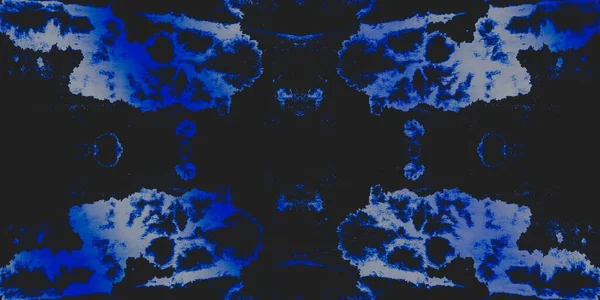 Teinture Créative Nocturne Motif Répétitif Bleu White Smoke Dirty Background — Photo