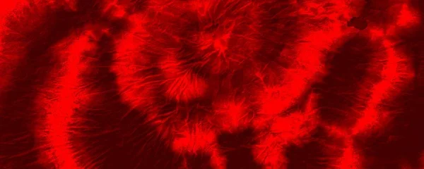 Red Neon Tie Dye Design Red Dyed Painted Marker Red — Stockfoto