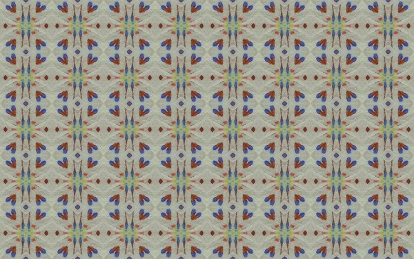 Abstract Geometric Flower Tile Spanish Geometric Pattern Floor Ornate Mosaic — Stok fotoğraf