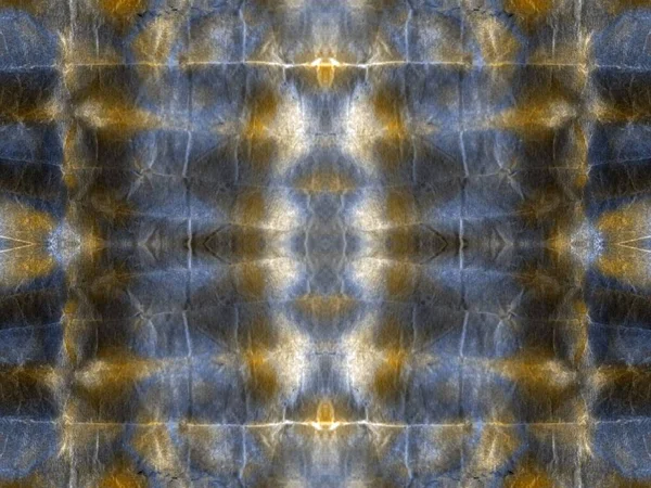 Wash Abstract Gold Art Geometric Shibori Blob Spot Tie Dye — Stock Photo, Image