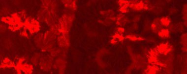 Red Dark Tie Dye Banner. Red Dyed Brushed Banner. Color Gradient Fire. Nature Water Color Splatter. Art Gradient Brush. Colour Explosion Grunge. Red Background Illustration Plain Decorative Artwork.