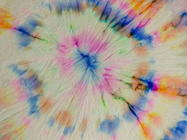 Kravat boyası girdabı. Boho 'yu bağla. Çember Gradyan Barışı. Bokeh 'i bağla. Gradyan Multi Round. Beyaz Gökkuşağı dokusu. Çok renkli kumaş deseni. Boyalı Arkaplan Çemberi Boyalı Bağlantı Yuvarlak Arkaplan.