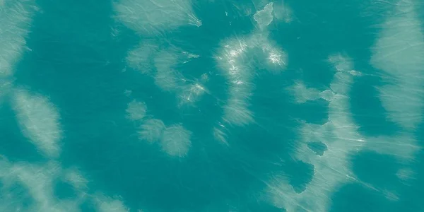Modré Špinavé Umění Struktura Modrého Moře Cyan Bright Light Lesklé — Stock fotografie