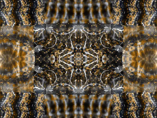 Linie Abstract Spot Wash Tie Dye Canvas Nasse Geometrische Krawattenfärbung — Stockfoto