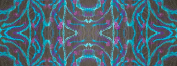 Geo Aquarelle Rainbow Drip Effet Teinture Cravate Lavage Line Abstract — Photo