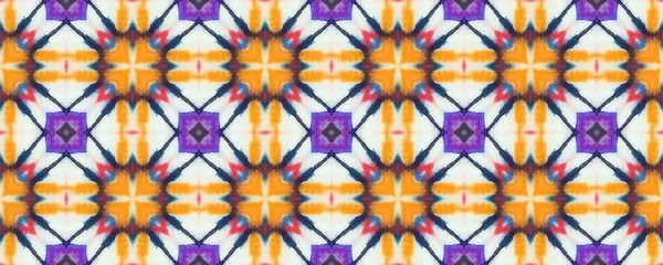 Moroccan Geometric Pattern Print Tribal Ornament Batik Indian Geometric Batik — Zdjęcie stockowe